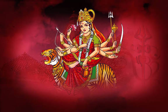 नवरात्रीची तिसरी माळ – चंद्रघण्टा: स्वरूप, कथानक आणि अर्थ